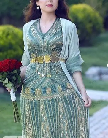 عکس لباس مجلسی زنانه کردی
