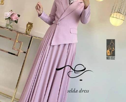 عکس لباس مجلسی زنانه کت و دامن بلند