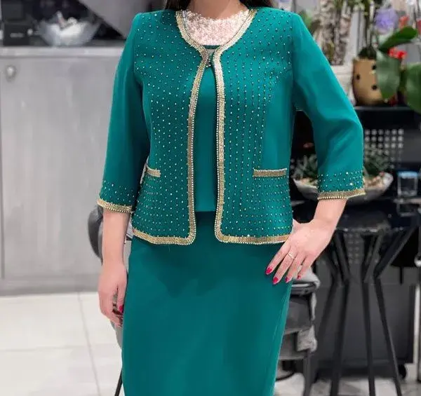 عکس مدل لباس مجلسی زنانه کت دامن