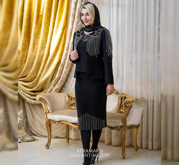 عکس لباس مجلسی زنانه کت و دامن