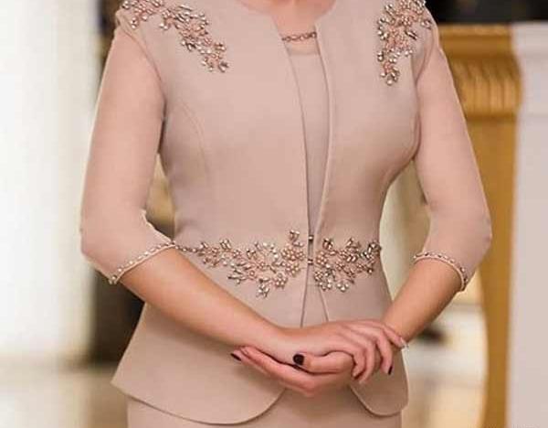 عکس جدیدترین مدل لباس مجلسی زنانه کت و دامن