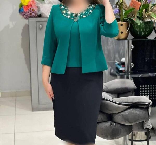 عکس جدیدترین مدل لباس مجلسی زنانه کت و دامن