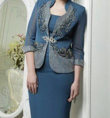 عکس جدیدترین مدل لباس مجلسی زنانه کت و دامن