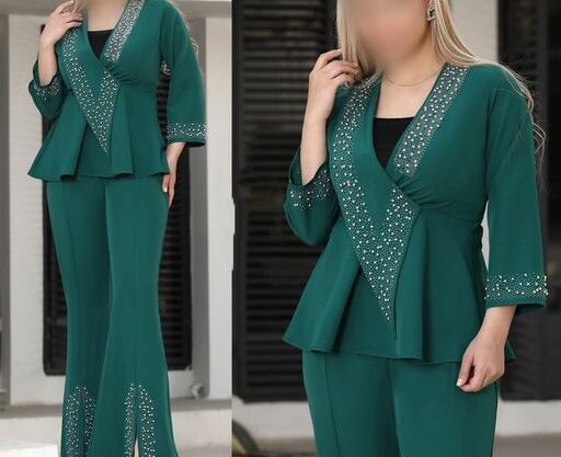 عکس لباس مجلسی زنانه شیک کت و شلوار