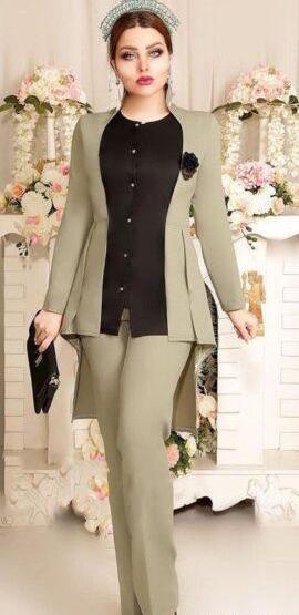 عکس مدل لباس مجلسی زنانه کت و شلوار