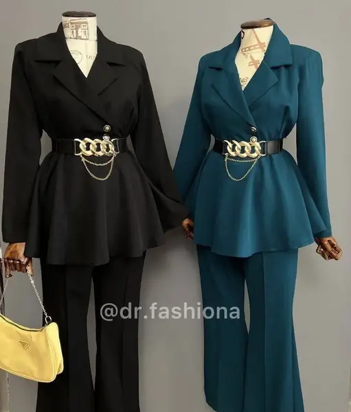 عکس مدل لباس مجلسی زنانه کت و شلوار