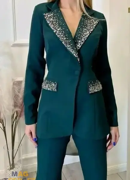 عکس مدل لباس مجلسی زنانه کت و شلوار