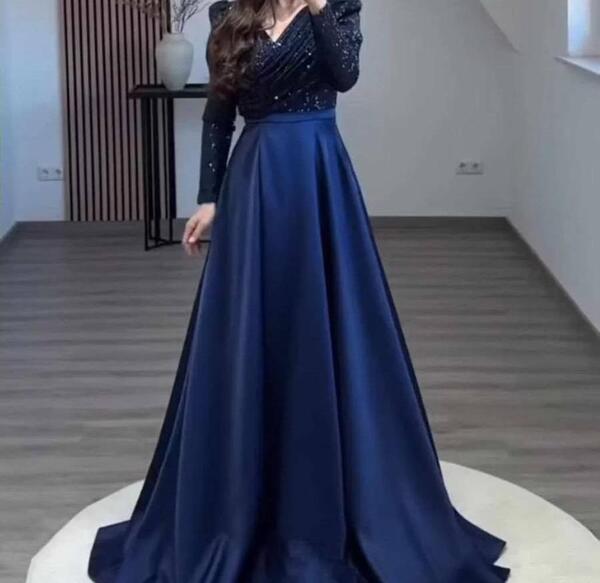 عکس لباس مجلسی زنانه گیپور و ساتن