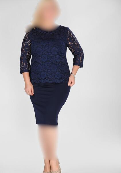 عکس لباس مجلسی گیپور زنانه سایز بزرگ