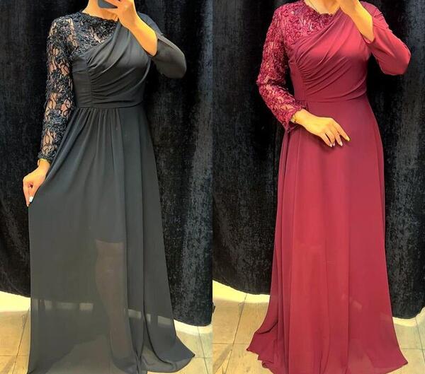 عکس لباس مجلسی گیپور زنانه سایز بزرگ