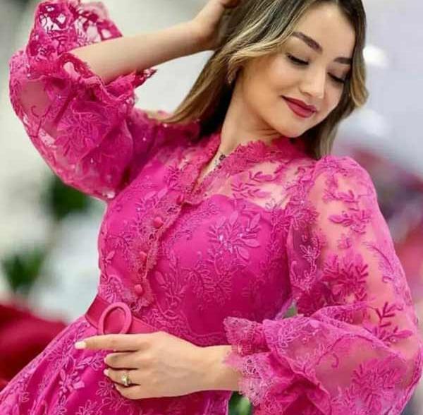 عکس مدل لباس مجلسی زنانه گیپور
