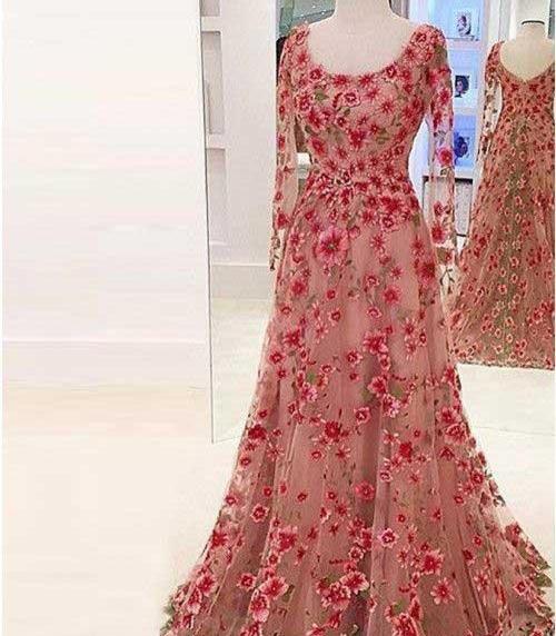 عکس مدل لباس مجلسی زنانه گلدار