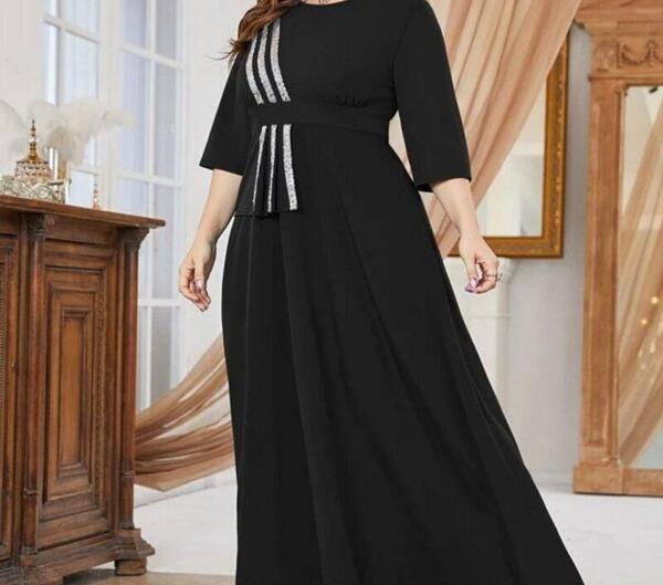 عکس لباس مجلسی زنانه مشکی بلند