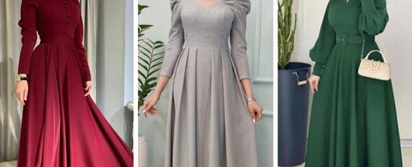 عکس جدیدترین لباس مجلسی بلند و پوشیده
