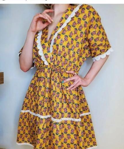 عکس مدل لباس مجلسی زنانه نخی