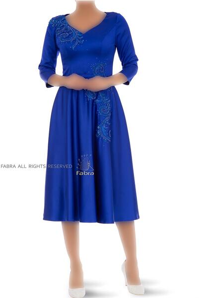 عکس مدل لباس مجلسی زنانه یقه هفت