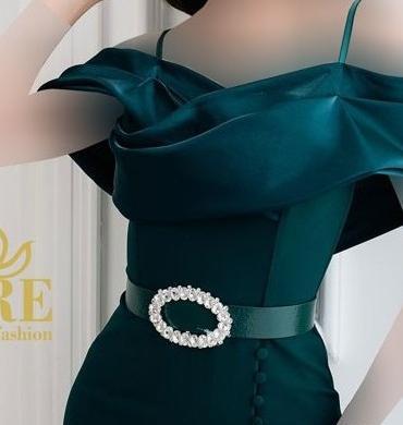 عکس مدل لباس مجلسی زنانه یقه قایقی