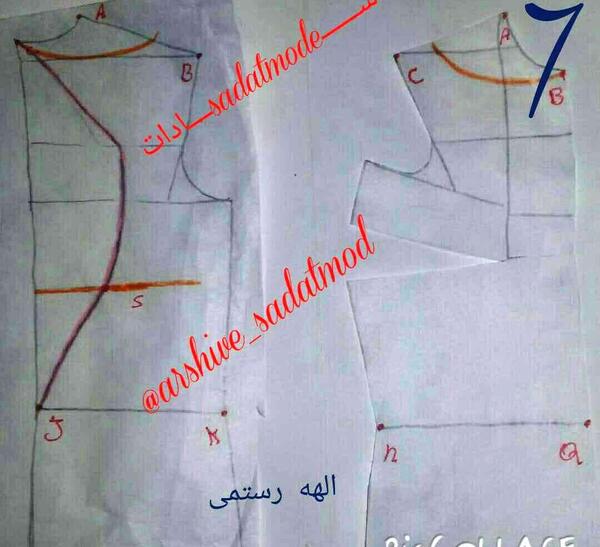 عکس مدل لباس مجلسی زنانه همراه با الگو