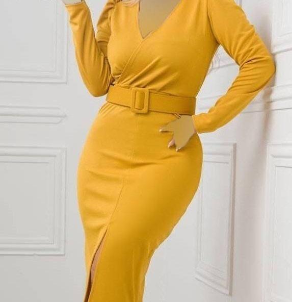 عکس لباس مجلسی زنانه رنگ نارنجی
