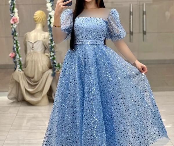 عکس مدل لباس مجلسی زنانه ماکسی بلند