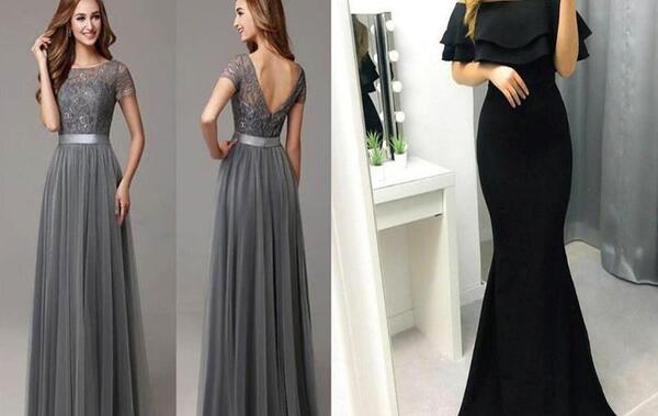 عکس مدل لباس مجلسی زنانه ماکسی بلند
