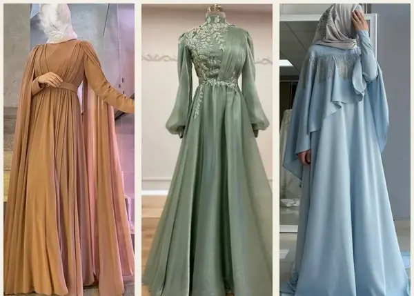 عکس مدل لباس مجلسی زنانه محجبه