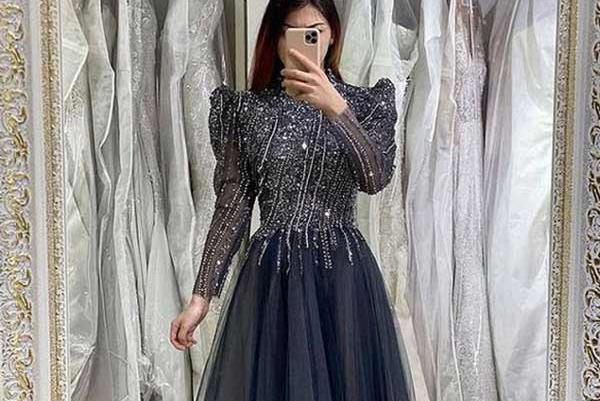 عکس لباس مجلسی زنانه برای عروسی مدل ماهی