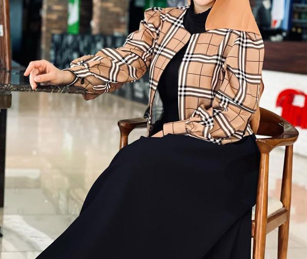 عکس مدل لباس مجلسی زنانه کت و سارافون