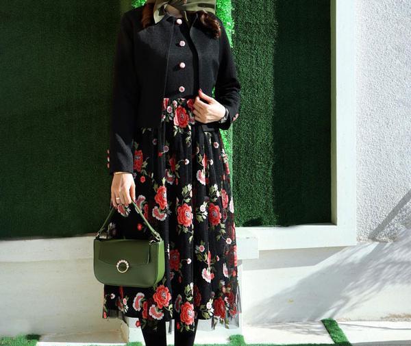 عکس لباس مجلسی زنانه کت و سارافون