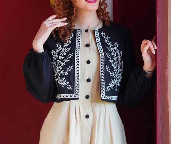 عکس لباس مجلسی زنانه کت و سارافون
