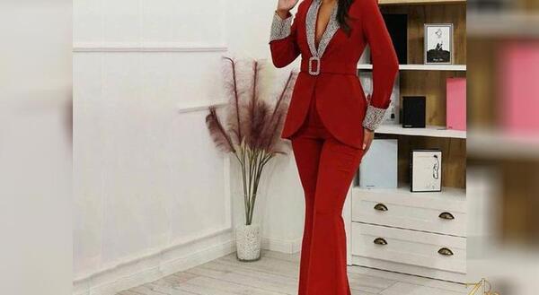 عکس لباس مجلسی زنانه برای عروسی کت و شلوار