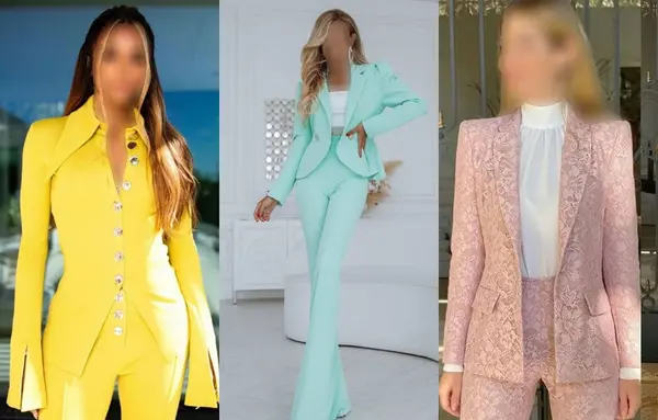 عکس لباس مجلسی زنانه برای عروسی کت و شلوار