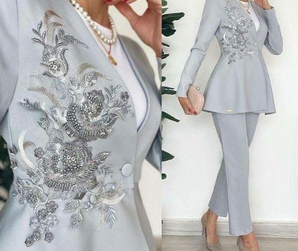 عکس لباس مجلسی زنانه شیک کت شلوار