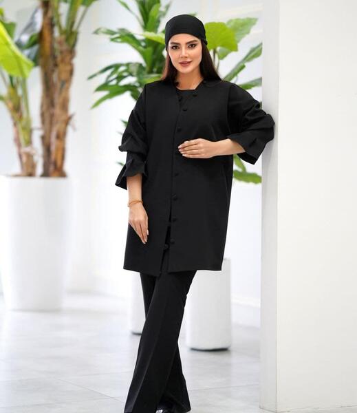 عکس لباس مجلسی کت و شلوار ست زنانه