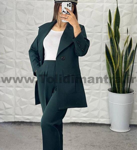 عکس لباس مجلسی کت و شلوار ست زنانه