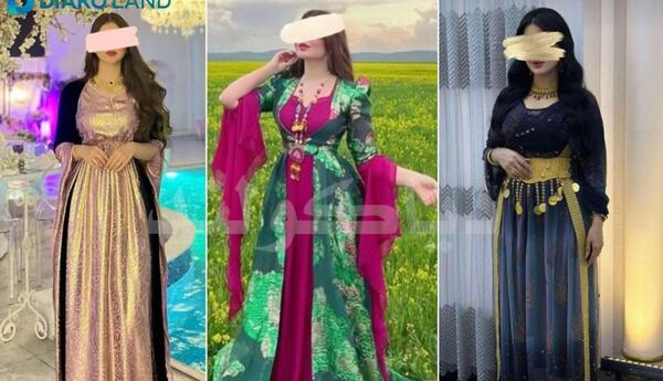عکس لباس های مجلسی زنانه کردی