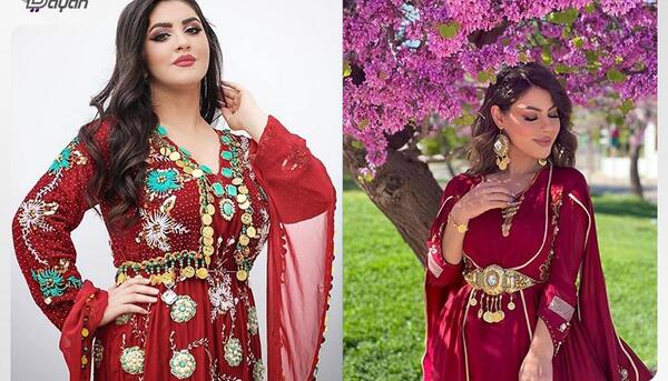 عکس جدیدترین مدل لباس مجلسی کردی زنانه
