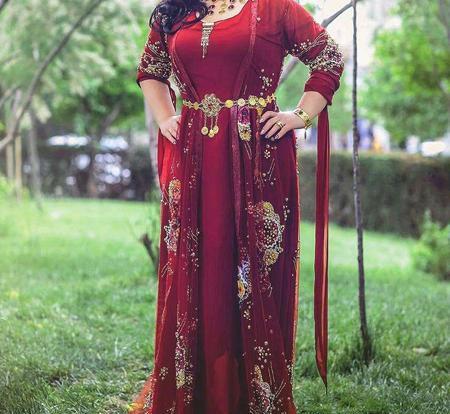 عکس جدیدترین مدل لباس مجلسی کردی زنانه