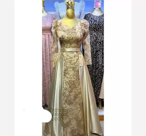 عکس مدل لباس مجلسی زنانه طاووسی