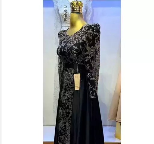 عکس مدل لباس مجلسی زنانه طاووسی