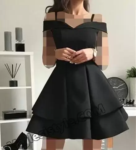 عکس لباس مجلسی زنانه کوتاه شیک
