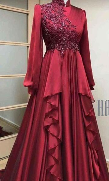 عکس مدل لباس مجلسی زنانه شیک پوشیده