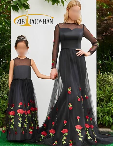عکس لباس مجلسی زنانه ست مادر دختری