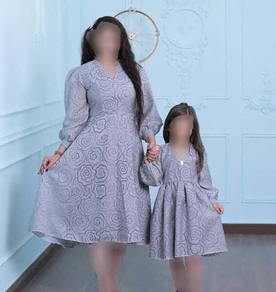 عکس لباس مجلسی زنانه ست مادر دختری