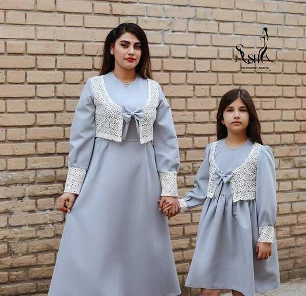 عکس لباس مجلسی زنانه ست مادر دختری