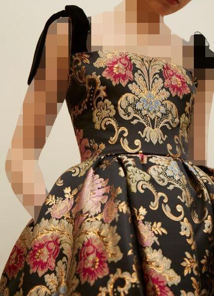 عکس مدل لباس مجلسی زنانه ژاکارد