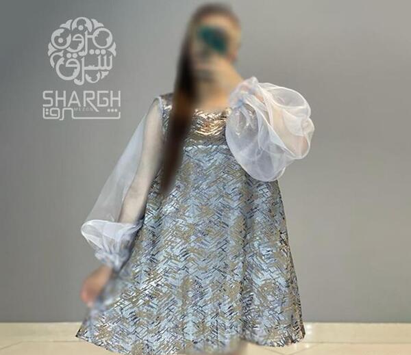 عکس لباس مجلسی زنانه با پارچه ژاکارد