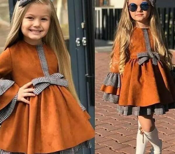 عکس لباس مجلسی بچه گانه دخترانه زمستانه