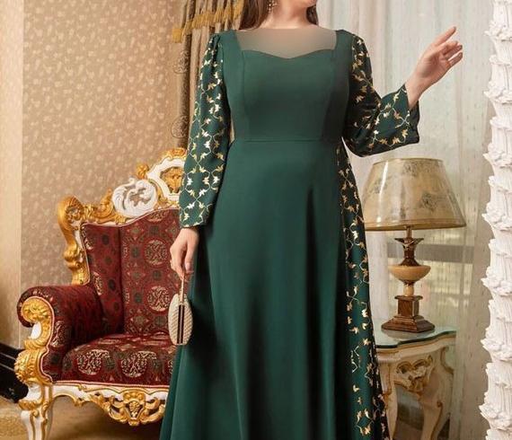 عکس لباس مجلسی زنانه با پارچه ریون