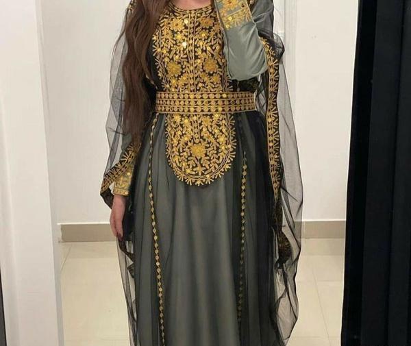 عکس مدل لباس مجلسی زنانه خلیجی
